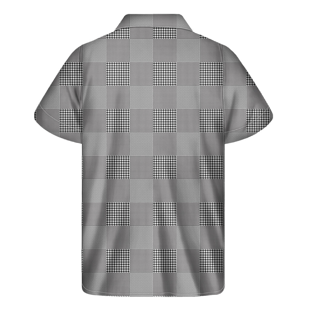 Hawaiian Splendor: Prince of Wales Check Pattern Short Sleeve Shirt - 2