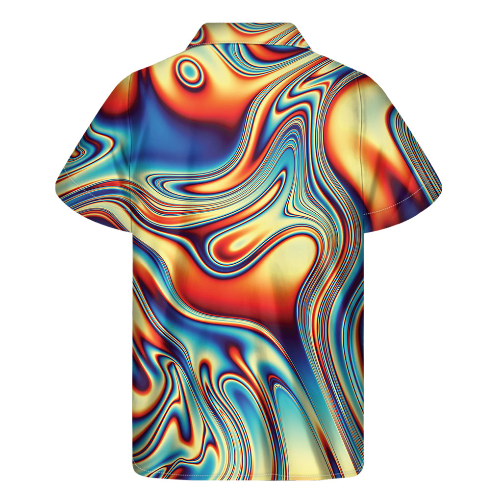 Ride the Psychedelic Wave in This Hawaiian Short Sleeve Shirt - 2