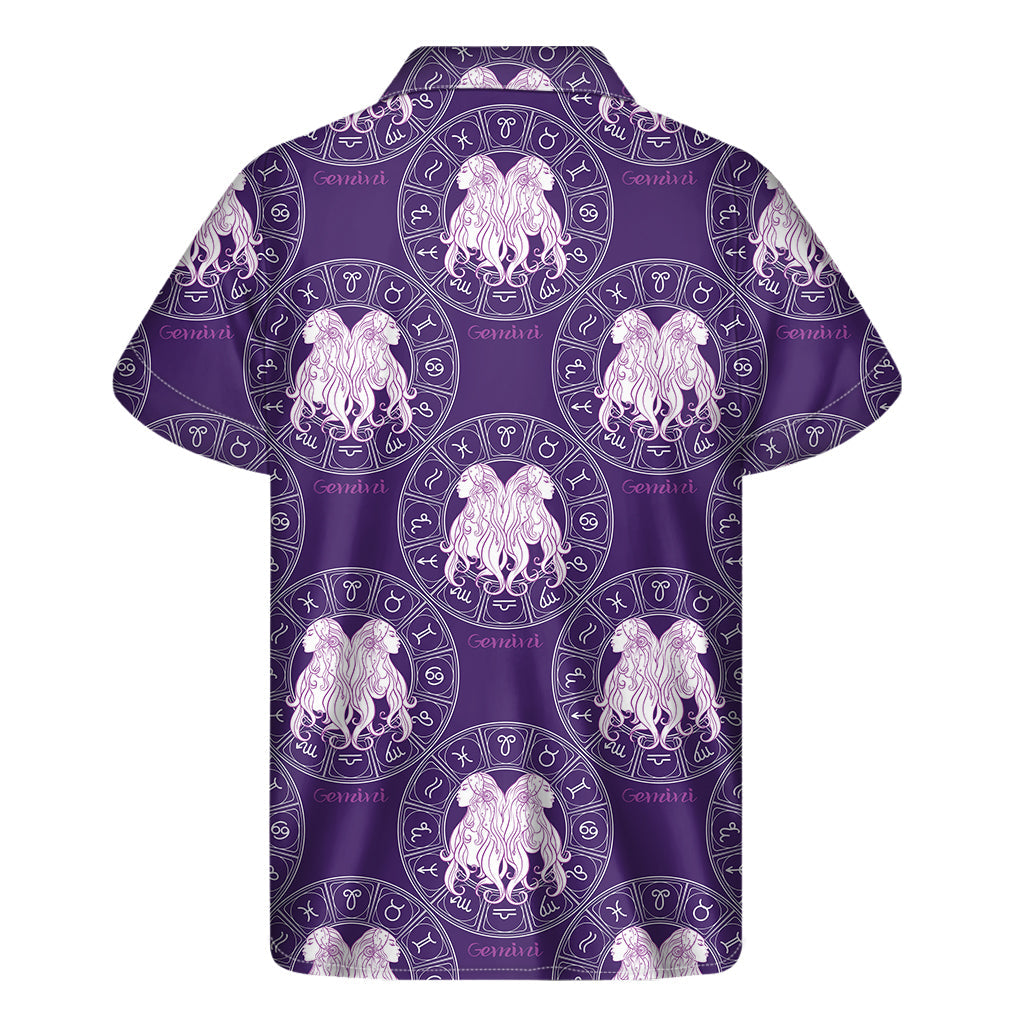 Purple Gemini Hawaiian Shirt: Embrace Island Vibes in Style! - 2