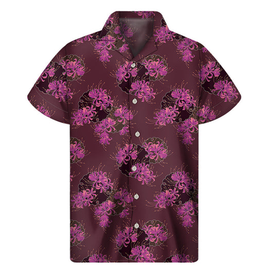 Purple Japanese Amaryllis Hawaiian Shirt: Embrace the Aloha Spirit in Style - 1