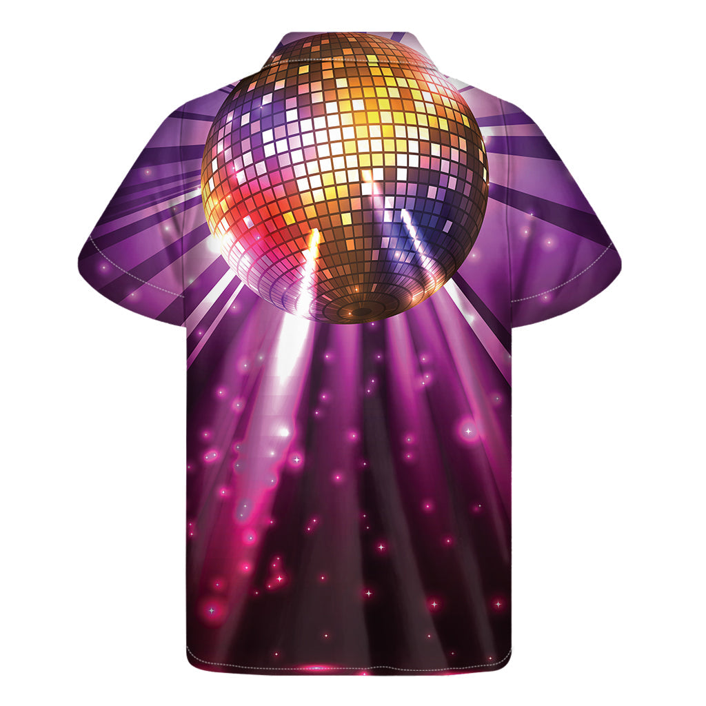 Groovy Purple Disco Ball Hawaiian Shirt - 2