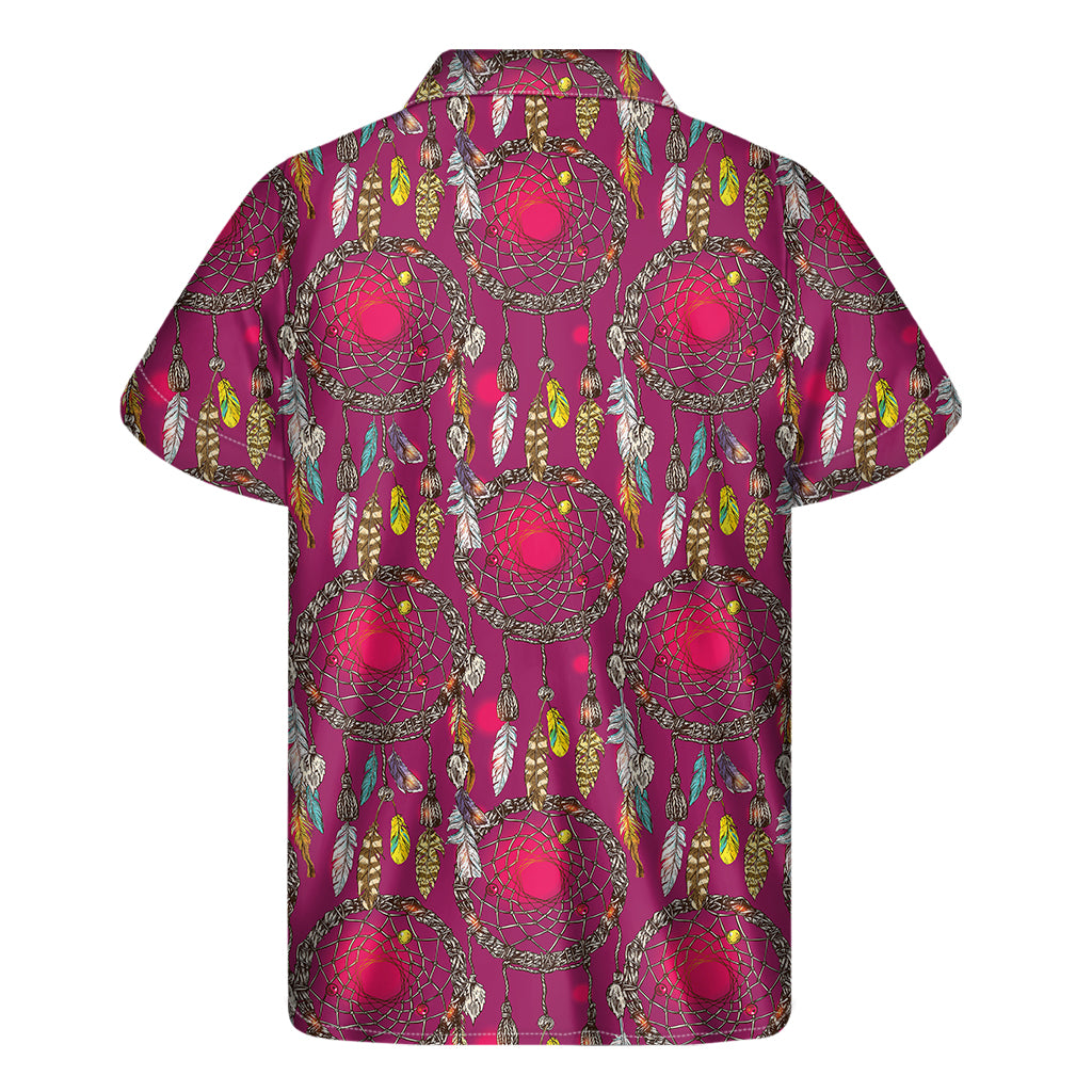 Purple Native Dream Catcher Print Hawaiian Shirt - Embrace the Aloha Spirit - 2