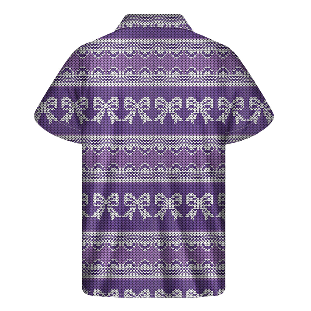 Purple Ribbon Hawaiian Vibes Men's Short Sleeve Shirt - 2