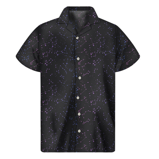 Starry Hawaiian Nights Men's Aloha Shirt - 1