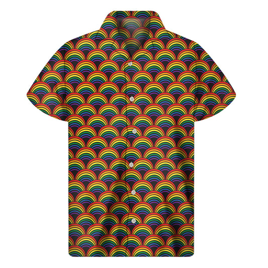 Rainbow Wave Hawaiian Shirt: Ride the Wave in Style - 1