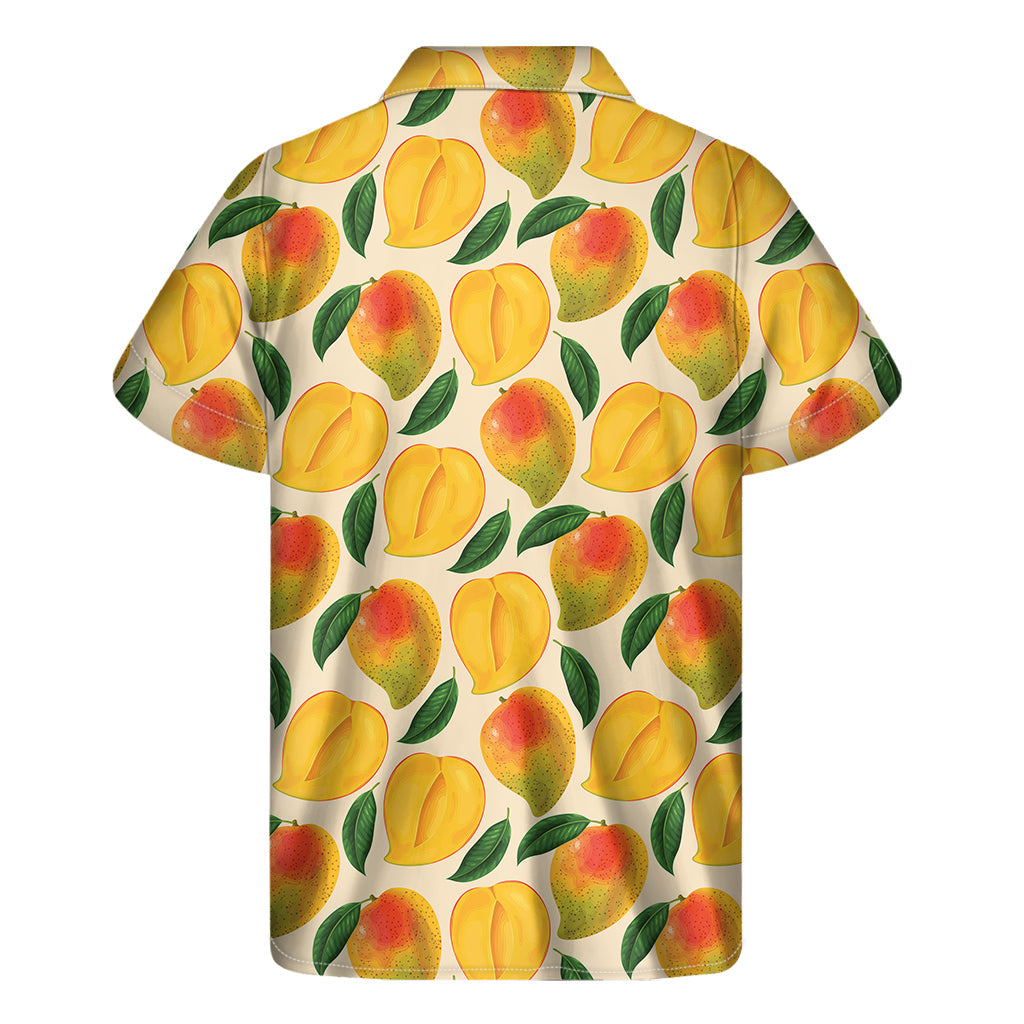 Island Vibes: Ripe Mango Hawaiian Short Sleeve Shirt - 2
