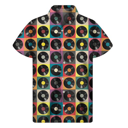 Vintage Vinyl Aloha: Men's Hawaiian Short Sleeve Shirt - 1