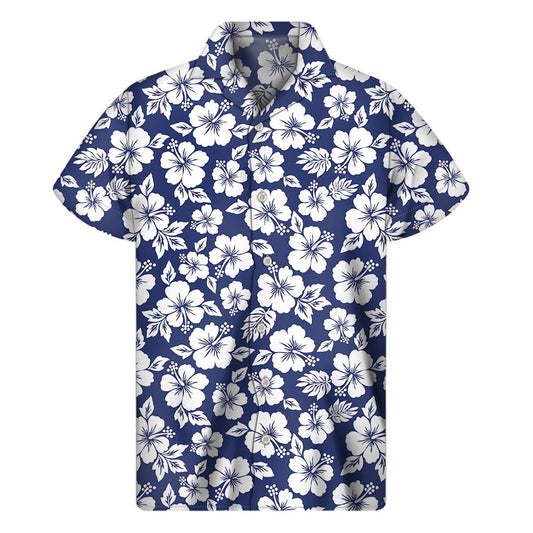 Hawaiian Hibiscus Bliss Short Sleeve Shirt for Men - 1