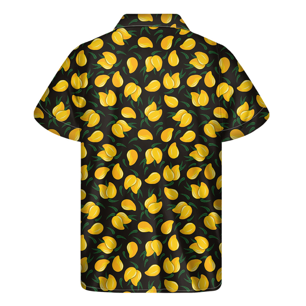 Yellow Mango Madness: Hawaiian-inspired Short Sleeve Shirt - 2